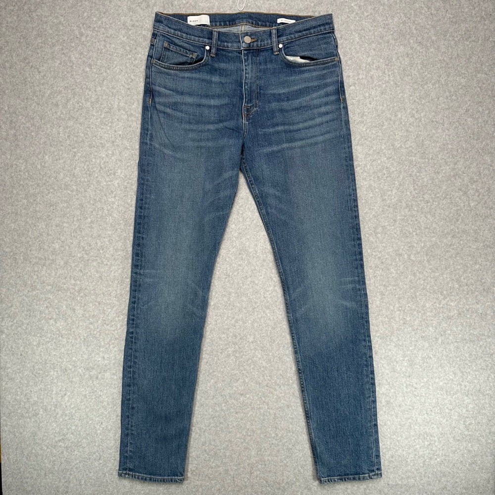BLDWN Modern Skinny Jeans Riva Blue Mens 33 Made in USA 11D0071005
